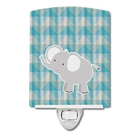 CAROLINES TREASURES Carolines Treasures BB7022CNL Elephant Ceramic Night Light BB7022CNL